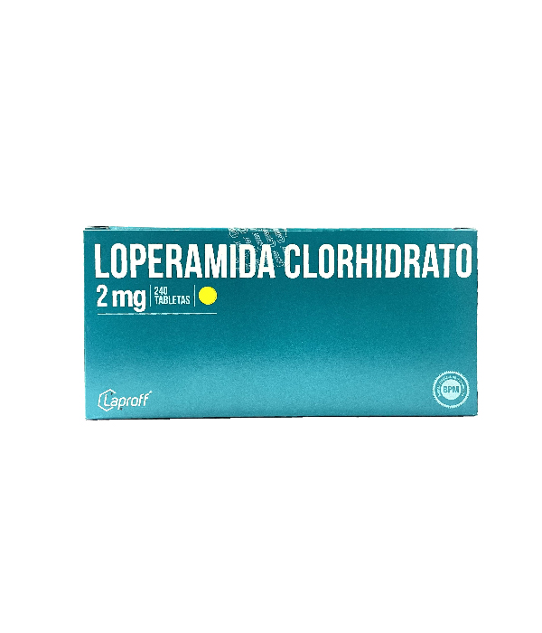 LOPERAMIDA 2 MG CAJA X 240 TABLETAS LP